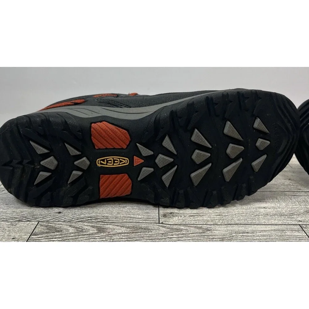 Keen Dry Waterproof Hiking Shoe Womens Size 6.5 Mens 5 #1019829 Blue Gray Orange